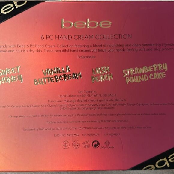 bebe 6 pc Hand Cream Collection Gift Pack for Her - Picture 6 of 10
